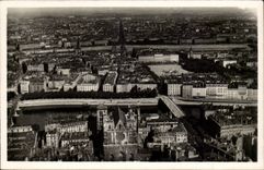 Lyon - die Stadt gesehen von Fourviere im Vordergrund - die Kathedrale-Str Jean dann der Saone - CPA