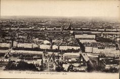 Lyon - Ansicht unsere Dame von Fourviere genommen - CPA