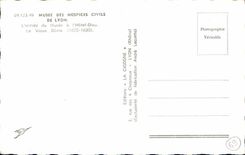 Lyon - Museum der hoflichaltersheime des Lyon-Eingangs vom Museum hat Hotel-Gott - CPA