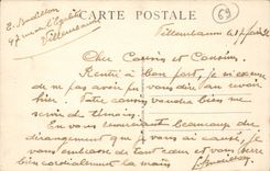 Lyon - Morand Brucke und Coteau des Russet-red Kreuzes CPA