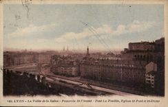 Lyon - das Tal des Saone - Steg-Str Vincent - Brucke Feuillee Kirche-Str-Eimer und Saint-Dizier - CPA