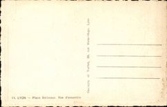 Lyon - Bellecour Platz - Gesamtabbildung - CPA