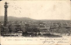 Lyon - Panorama des Metallaufsatzes - CPA
