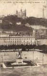 Lyon - der Bellecour Platz und die Fourviere Steigung - CPA