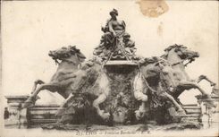 Lyon - der Brunnen Bartholdi CPA