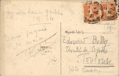 Lyon - Front der Basilika von Fourviere CPA