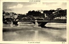 Lyon - die Brucke der Schleife CPA