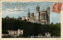 Lyon - Apse der neuen Kirche von Fourviere CPA