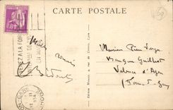 Kunstlerisches Lyon - Metallumdrehung und Hereinkommen der Krypta unserer Dame von Fourviere - CPA