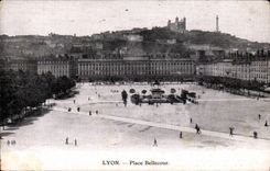 Lyon - Bellecour Platz - CPA