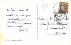 Lyon - der Carnot Platz - CPA