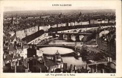 Lyon - Ansicht uber den Saone - CPA