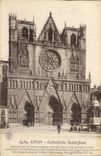 Lyon - die Kathedrale-Str Jean - CPA