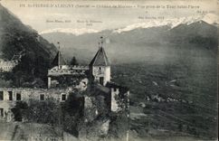 St Pierre d' Albigny - Castle of Miolans - Seen from of the Tower St Pierre CPA