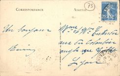 Aix les Bains - View and the Lake of Le Bourget CPA