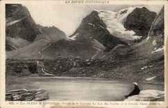 The Alps of Savoy - Mountain of Vanoise - the lake of the Cows and Great Breakage alt 3861 - CPA