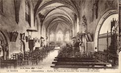 Chambery - Church Saint Pierre of Lemene seen interior X century CPA