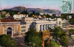 Aix les Bains - View - Large Hotels and the Mount Revard CPA