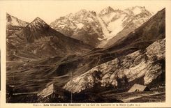 Country cottages of Galibier - the Collar of Lautaret and Meije CPA