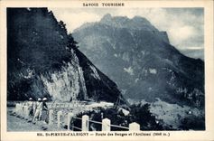 St Pierre d' Albigny - Road of Arrange and Arclusez - 2046m - CPA