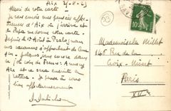 Annecy - the Lake the island of the Swans and the Spinner - CPA