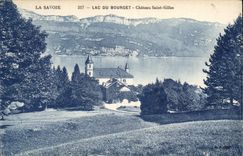 lake of Bpouget - Castle Sainr Gilles - CPA