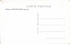 CPA Abbey of Hautecombe
