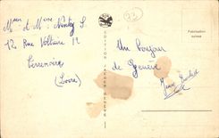 Suisse CPA Palais des Nations et le Mont Blanc