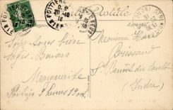 CPA Menhir Poitiers Dolmen the dolmen of the raised stone