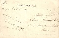 Jumping Saumur CPA in freedom Courbette (riding horse hippism)