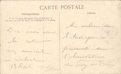 Puy de Dome - the Tram of Puy de Dome to the Collar of Ceyssat - CPA (train)