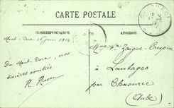 Mount Gilds - Place Michel Bertrand - and Hydropathic establishment - ass - doneky - bustling scene - CPA