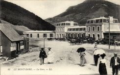 Mount Gilds - Train station - CPA