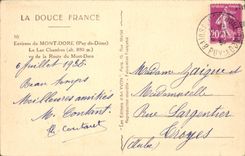 CPA Environs of the Mount Gilds the lake Chambon seen of the road of the Mount Gilds