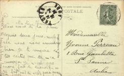 CPA Auvergne the mount gilds the top of Puy de Sancy (ass donkey)