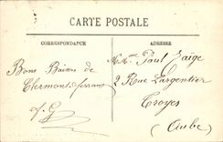 CPA Clermont Ferrand the place of Jaude and Statue of Desaix