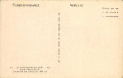 CPA Clermont Ferrand Saint Saturnin the apse of the church