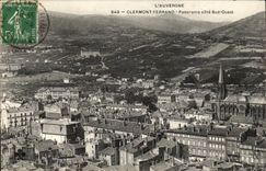 CPA Clermont-ferrand westliches sudliches Teil des Panoramas