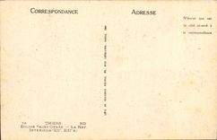 CPA Thiers Church Saint Genoa Interior