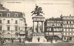 CPA Clermont-ferrand Statue von Vercingetorix