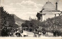 CPA Bourboule Prachtstrasse des Rathauses