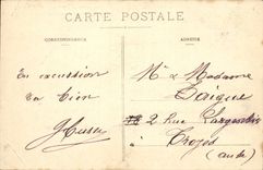 CPA Bourboule die Ansicht vertreten vom Felsen