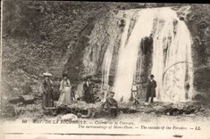 CPA Umgebung der Bourboule Kaskaden von Verniere