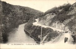 CPA Bourboule die Strasse des Stoppens