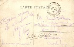 CPA Royat Places Allard and Bazin boulevard