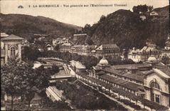 CPA Auvegne Bourboule Ansicht uber die hydropathische Einrichtung