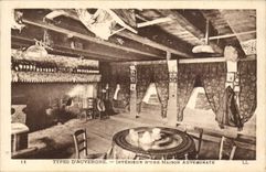 CPA Auvergne Interior of a house auvergnate