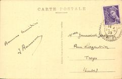 CPA Cantal Rock of Marquoil Valley of Mandailles