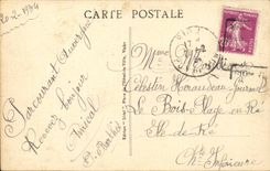 CPA AuvergneCabrtaire Auvergnat (folklore costume music) TOP