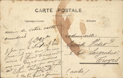 CPA Auvergne Two happy couples Ass Donkey (folklore costume) TOP